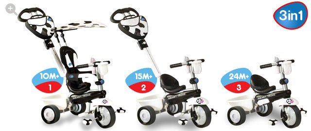 [育兒]米寶人生第一台車。Smart Trike動物系列 3合1多功能腳踏車