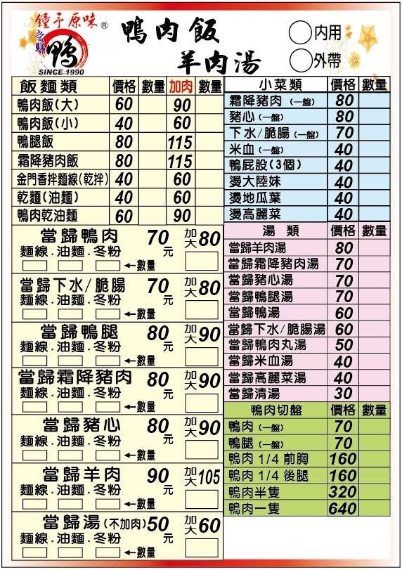 鐘予原味 當歸鴨-忠孝店 鐘予原味 當歸鴨-忠孝店