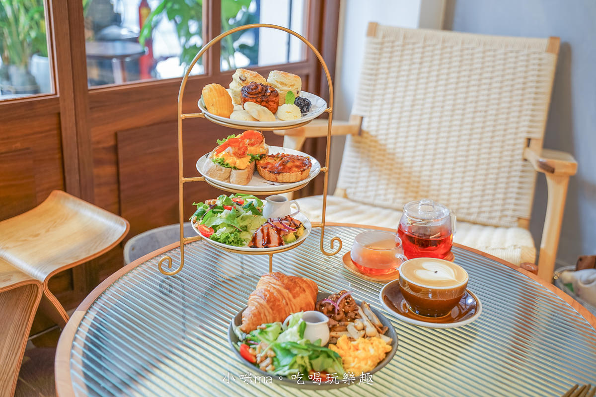 【南京三民咖啡廳】CHIT CHAT Cafe 寶清店｜轉角讓你一秒到京都，這裡還喝得到丸久小山園的茶品 。台北美食 。台北美食