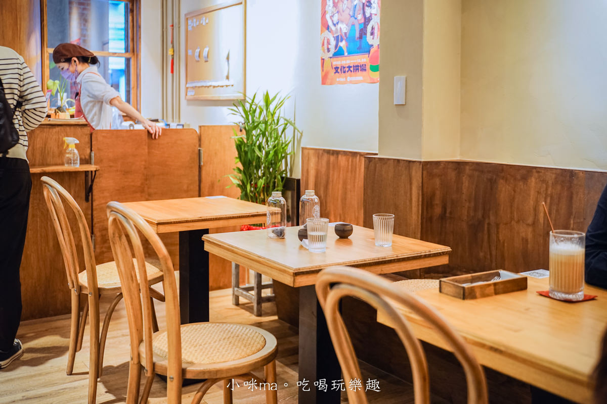 芙稻菓室 Fú Dàu Pastry Studio｜在百年老宅裡品嘗台灣米做的舒芙蕾鬆餅，淡淡米香配上乳酪醬好誘人，大稻埕咖啡廳推薦。捷運北門站