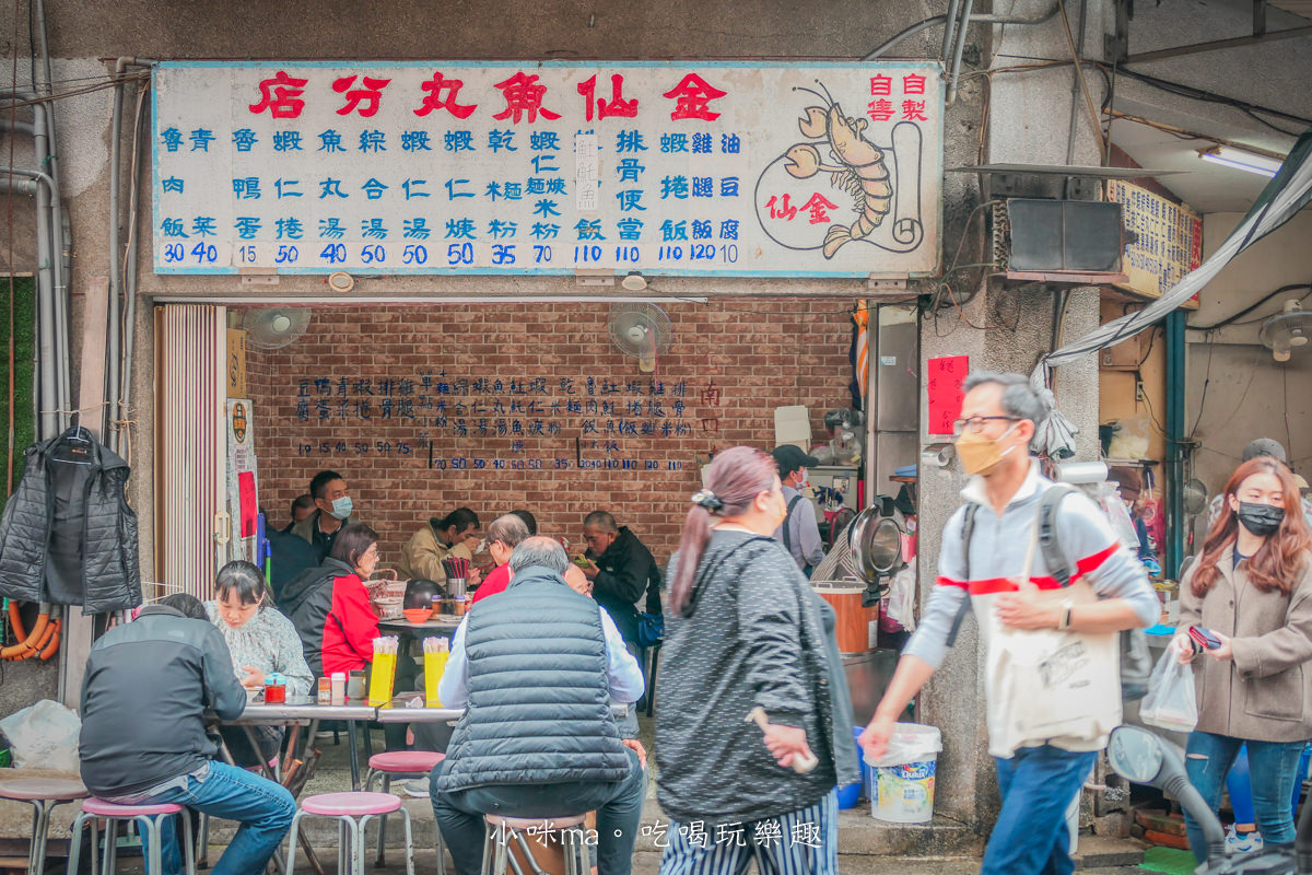 金仙魚丸永樂市場店｜迪化街裡40多年的老味道，滷肉飯+綜合羹完美SET，捷運北門站