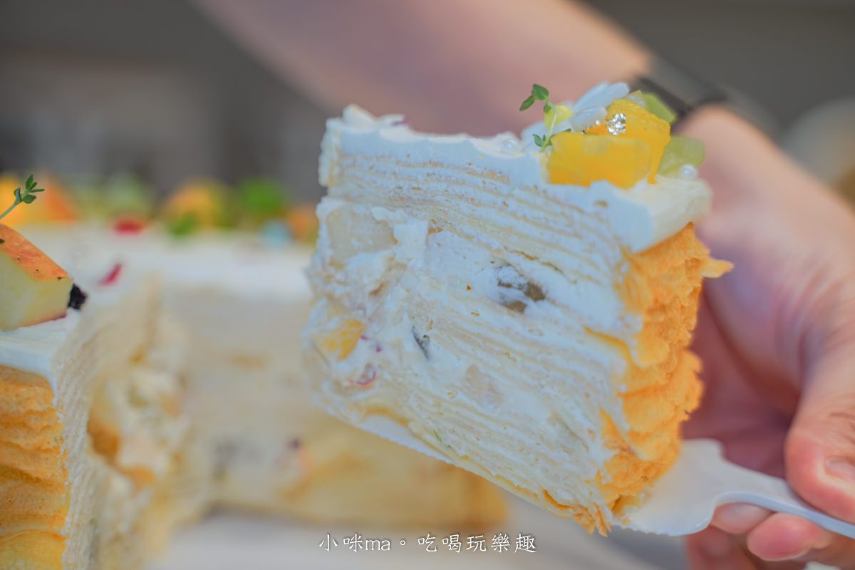 4k手作烘焙｜超強千層蛋糕藏在三重小巷內，層層堆疊的低糖奶霜好吃不膩，三重手作蛋糕 / 客製化蛋糕