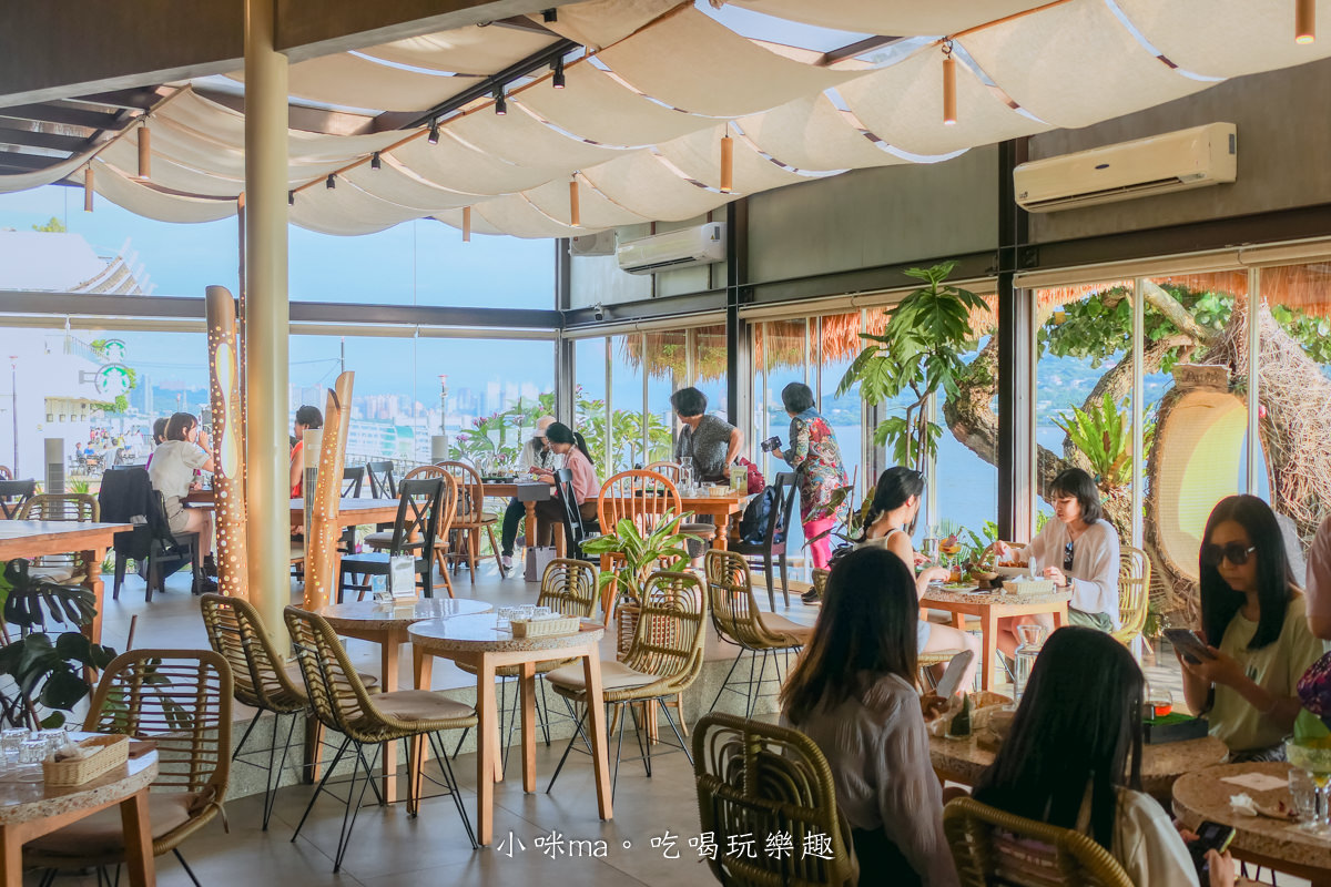 水灣餐廳waterfront 榕堤店｜真心不騙~這裡就是峇里島，南洋風味料理配上淡水河畔日落美景，不用出國就能感受到愜意氛圍，淡水美食