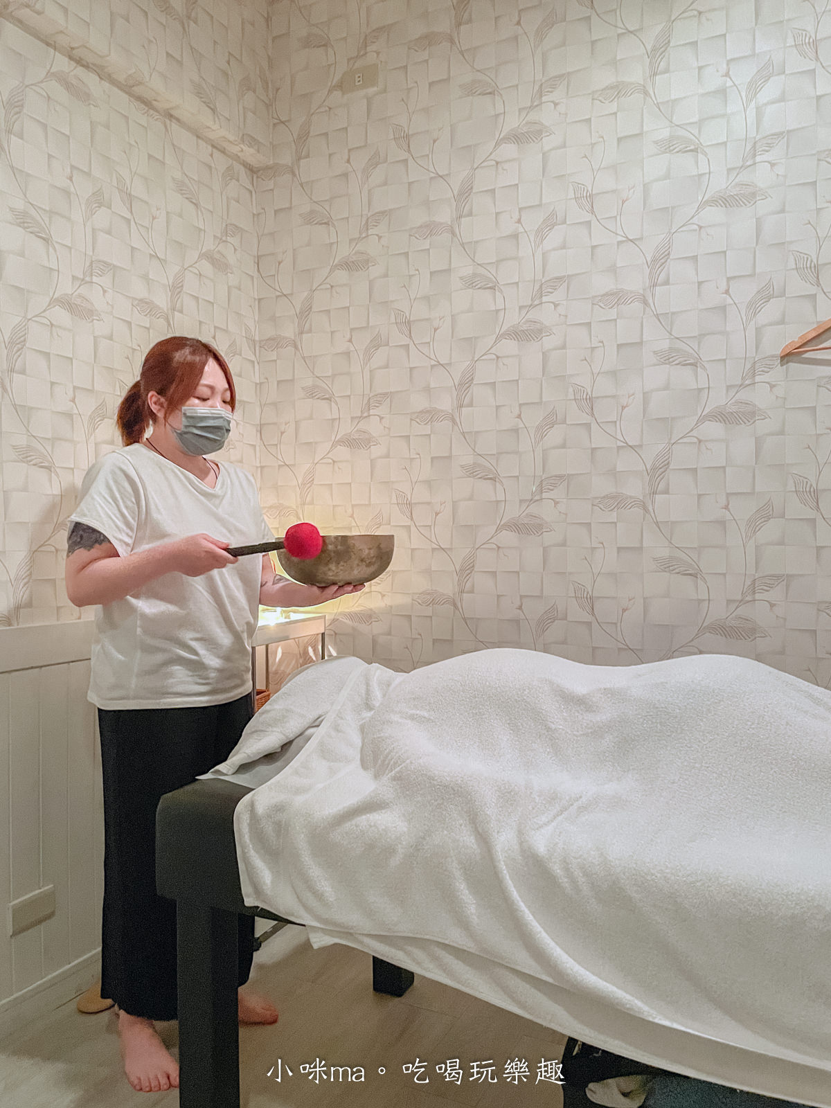 【台北SPA推薦】沐境微晨Spa & Massage｜客製化經絡按摩，脈輪卡牌選定你的能量精油，搭配西藏頌缽淨化解放身心靈，台北精油按摩