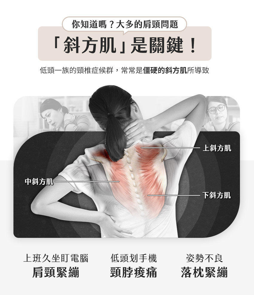 【3ZeBra三隻斑馬】好肩力｜斜方肌肩頸按摩器｜按摩不求人，擬真人揉捏，有這台想按哪就按哪，小資族紓壓放鬆首選