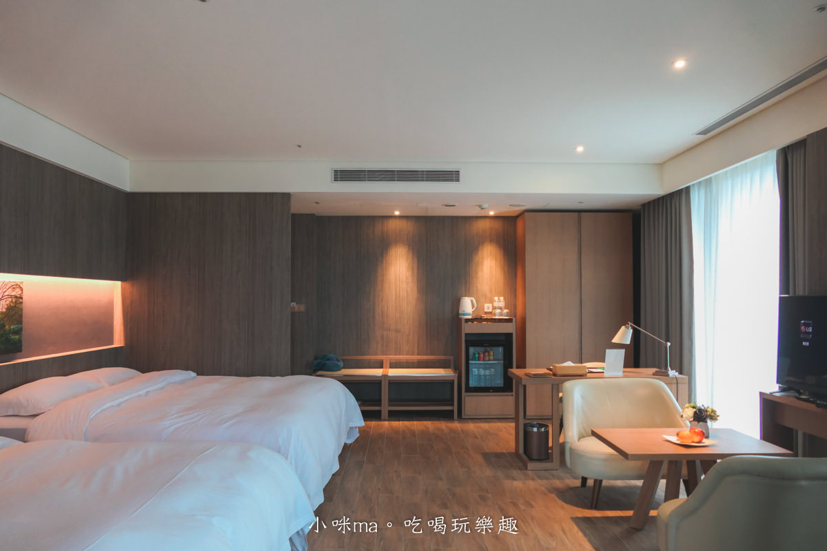 【宜蘭住宿】村却國際溫泉酒店｜房內就有雙湯池，頂樓星空酒吧獨攬宜蘭百萬夜景，早餐還能吃到下午兩點，一泊二食最划算