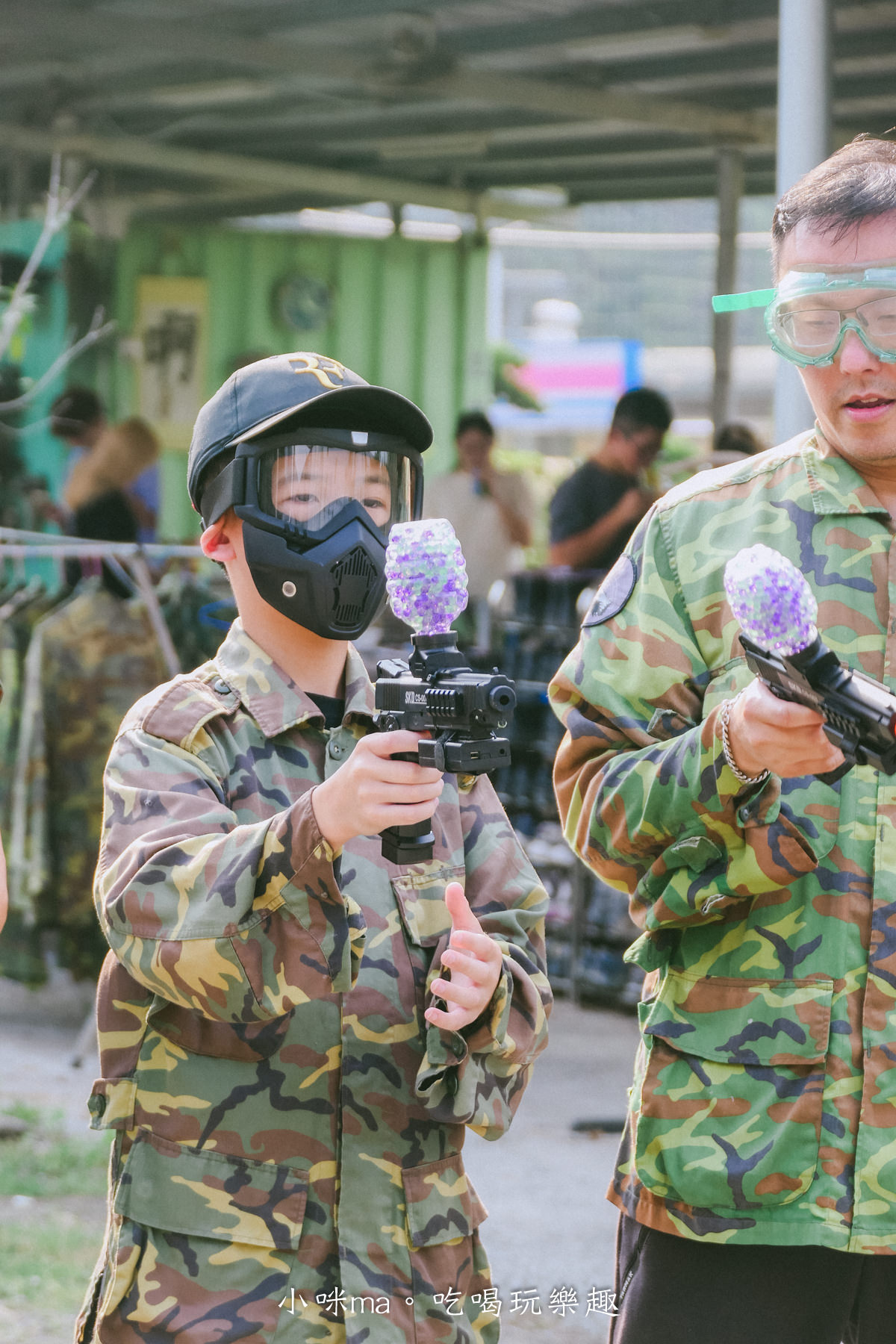【南投景點】埔里漆彈場｜兒童水彈、漆彈 射擊團戰超好玩！內有價目表，近國道六號，埔里親子景點