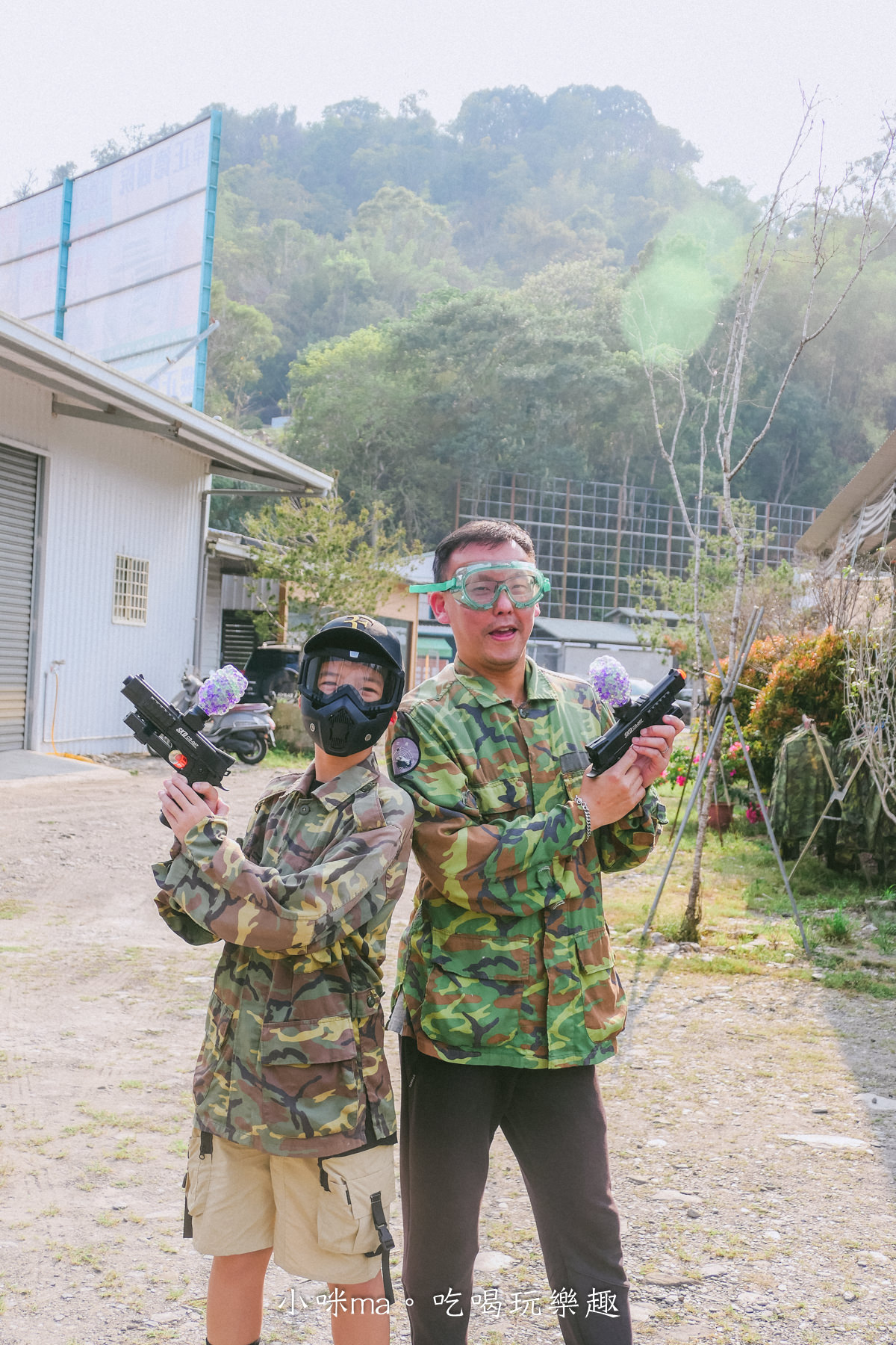【南投景點】埔里漆彈場｜兒童水彈、漆彈 射擊團戰超好玩！內有價目表，近國道六號，埔里親子景點