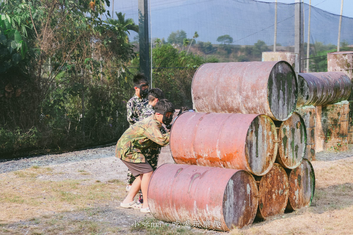 【南投景點】埔里漆彈場｜兒童水彈、漆彈 射擊團戰超好玩！內有價目表，近國道六號，埔里親子景點