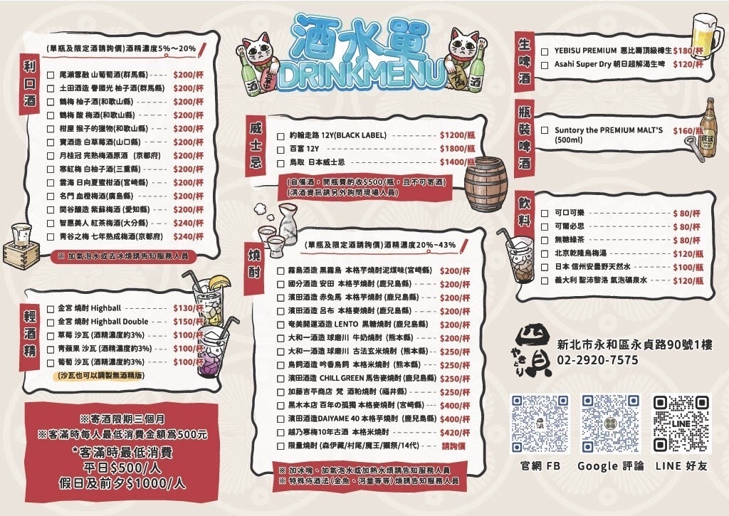 【永和居酒屋】四貝串燒居酒屋｜居酒屋裡藏著國際唎酒師、日本酒講師，品酒享美食來這就對了，捷運永安市場站