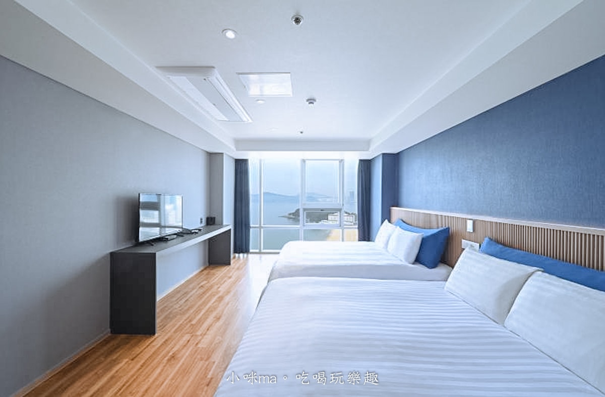 【海雲台飯店】可隆海雲酒店 Kolon Seacloud Hotel｜海景第一排+超美露天泳池，步行2分鐘直達海灘，近海雲台市場、SEA LIFE釜山水族館，釜山住宿