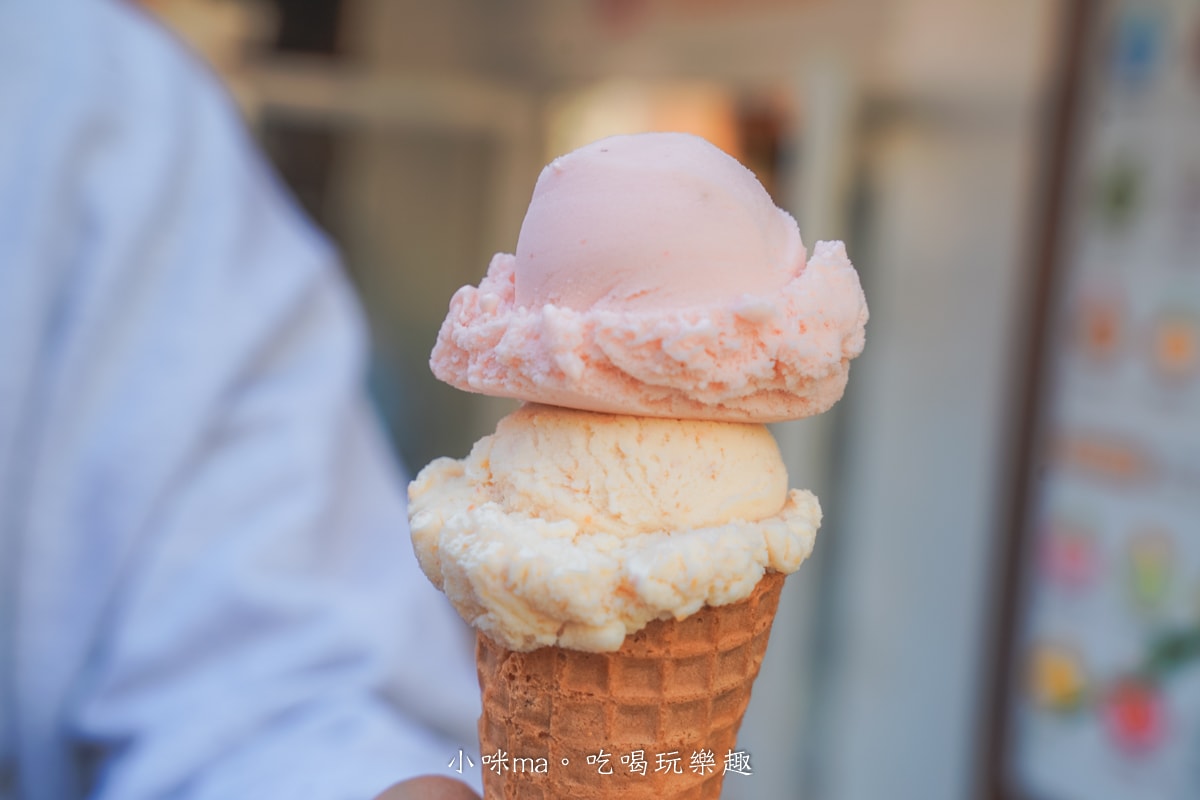 【審計新村美食】山豬跳舞-審計店｜台灣水果、原民食材製成義式冰淇淋，超過10種免費試吃挑口味，台中美食