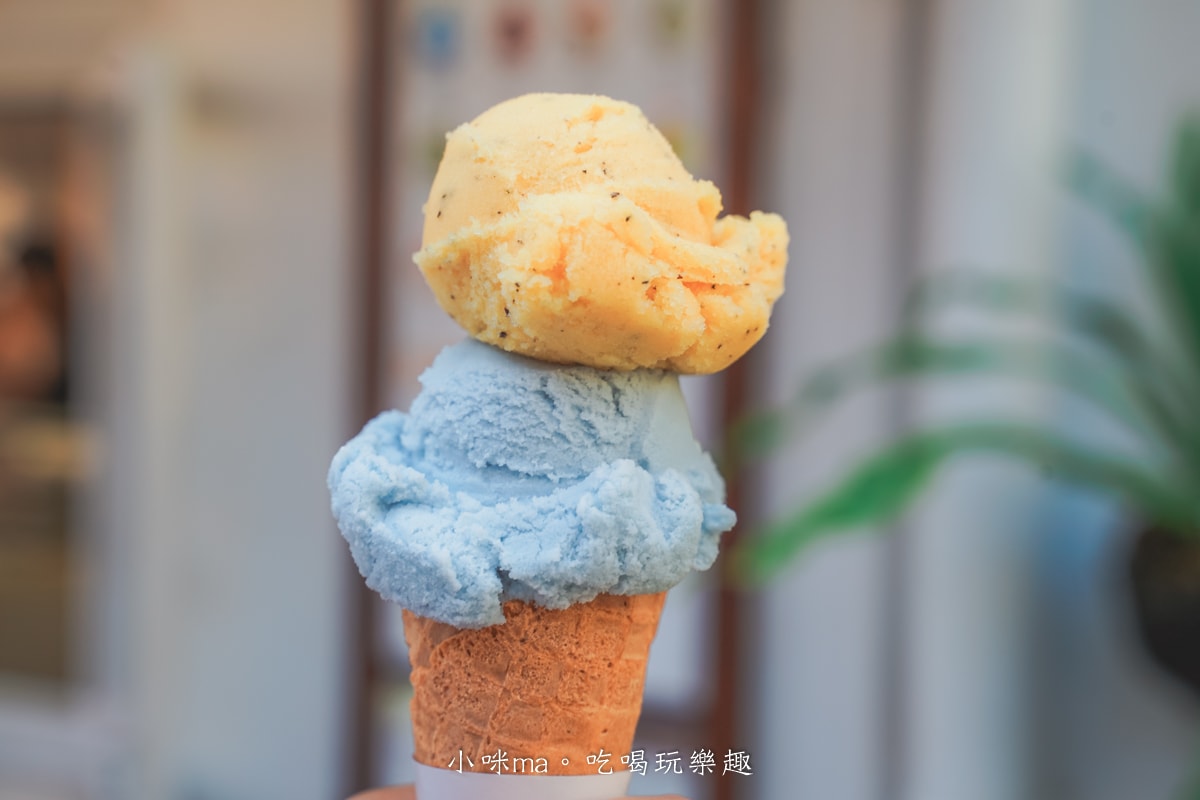 【審計新村美食】山豬跳舞-審計店｜台灣水果、原民食材製成義式冰淇淋，超過10種免費試吃挑口味，台中美食
