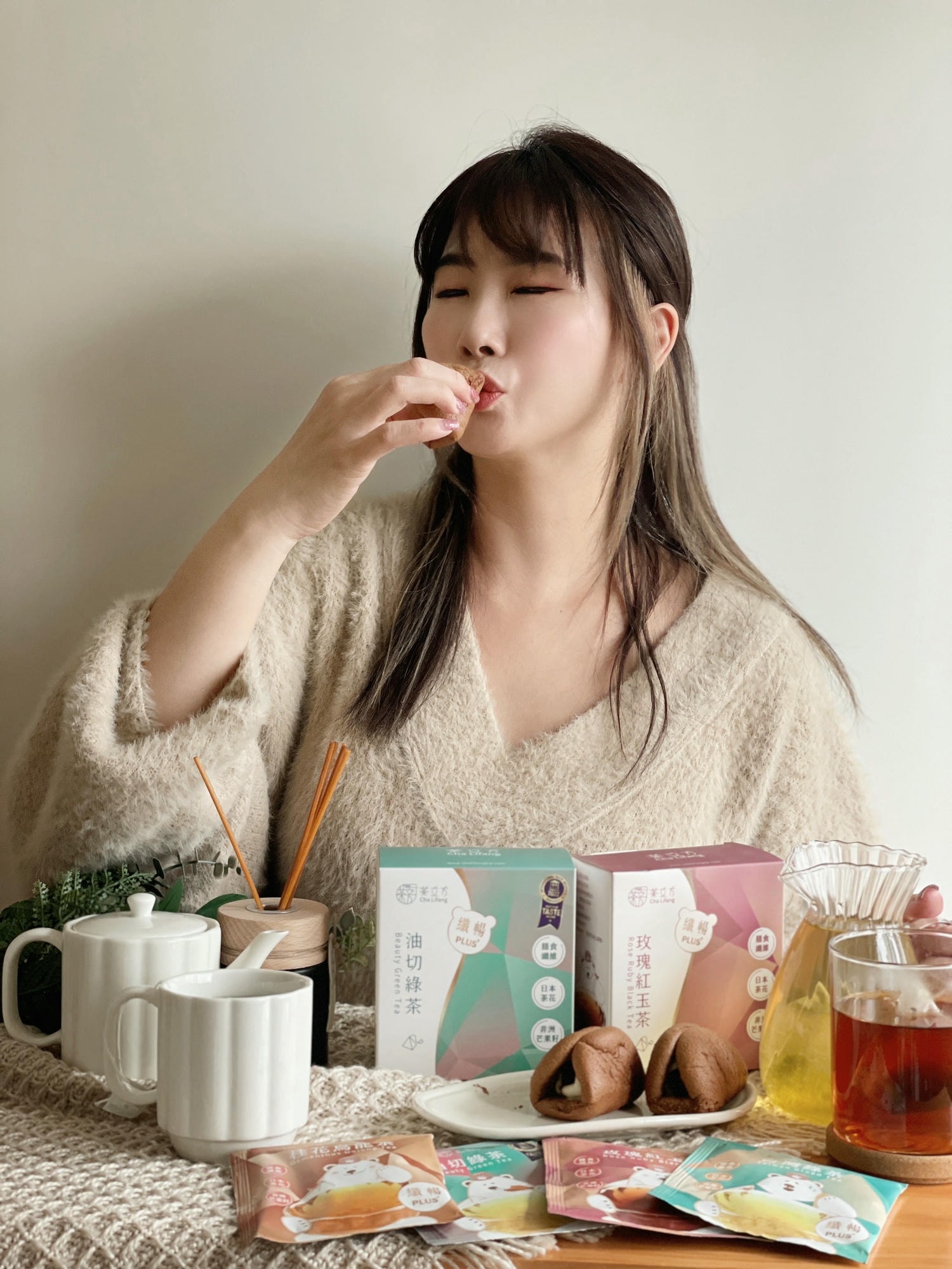 【茶包推薦】茶立方 X 姐夫嚴選｜順暢、茶香二合一，纖暢PLUS+喝起來，美食當前攏免驚，做自己的茶大師