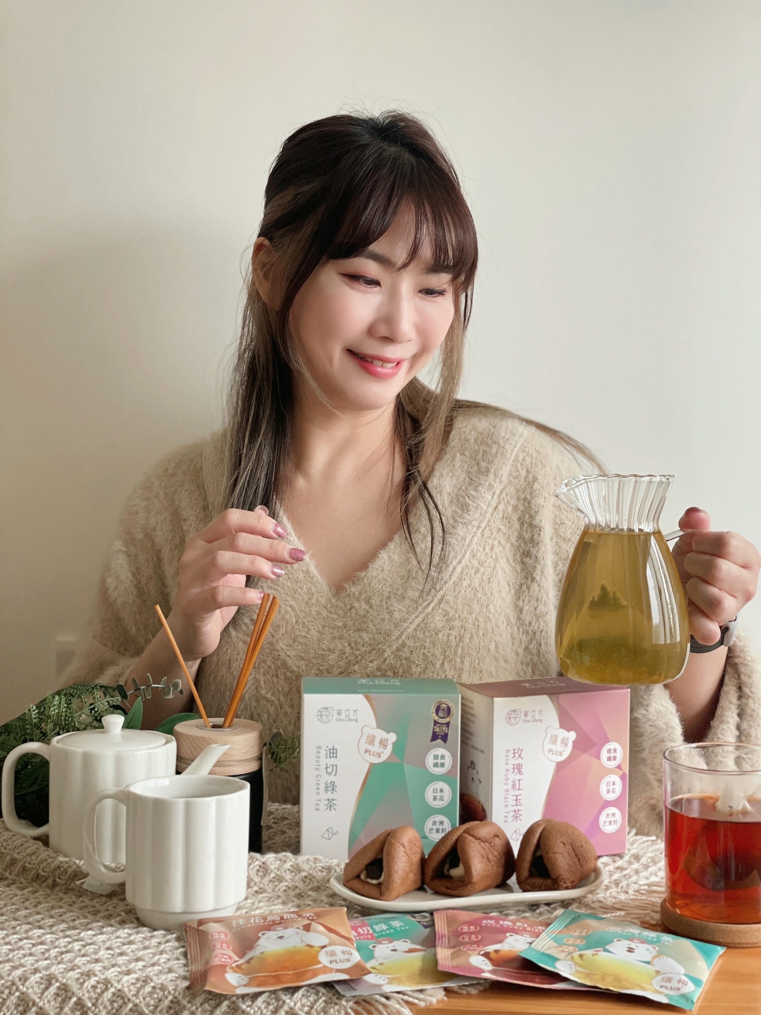 【茶包推薦】茶立方 X 姐夫嚴選｜順暢、茶香二合一，纖暢PLUS+喝起來，美食當前攏免驚，做自己的茶大師