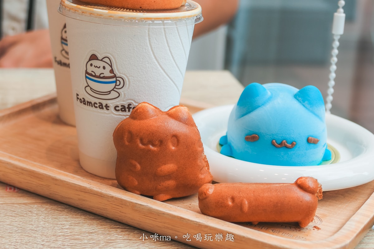 【台中美食】奶泡貓咖啡-民權店｜滿滿的咖波、奶泡貓超級療癒，讓貓貓蟲咖波陪你喝下午茶，台中景點