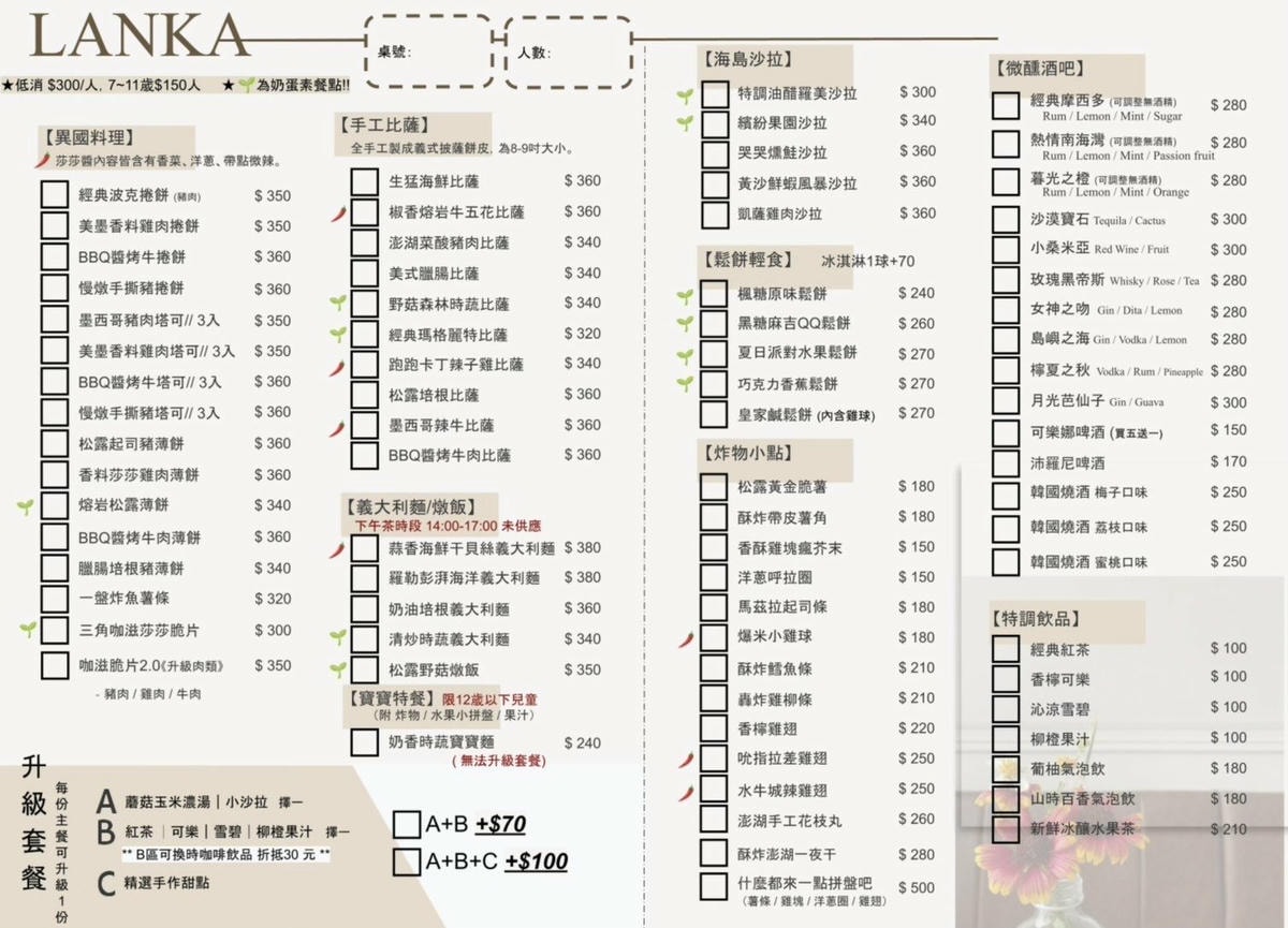 【澎湖美食】LANKA 藍卡景觀餐廳｜蒔裡沙灘旁最美的景觀餐廳，氛圍超chill，步行30秒直達海灘，還是寵物友善餐廳喔