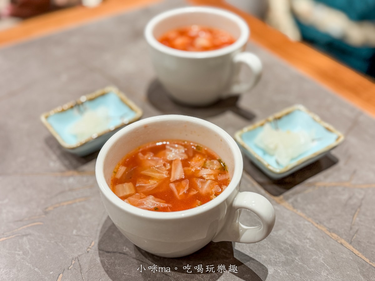 中山站湯品推薦 稲町家番茄湯 日式洋食