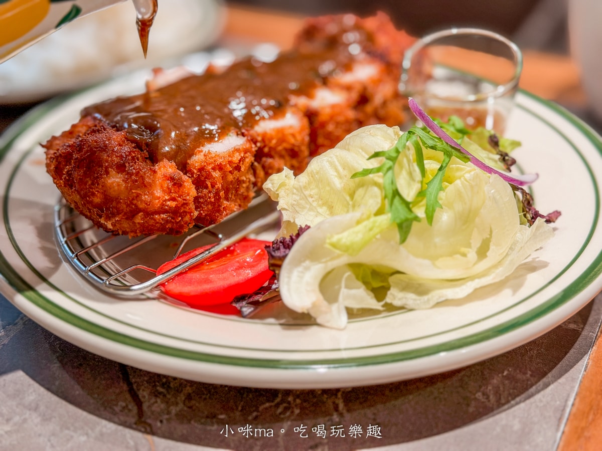 中山站咖哩飯推薦 稲町家厚炸豬排咖哩飯 必吃