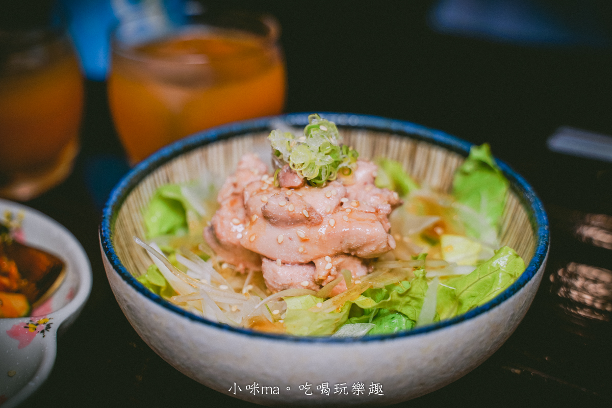 【東區居酒屋】彡耕居食事所|時禾酒藏梅酒太驚艷!茉莉花、紫蘇、生薑系梅酒一次喝懂,忠孝復興美食 - 第11張圖 鱈魚肝沙拉 日式冷盤清爽開胃料理