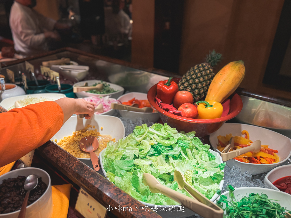 沾美西餐廳生菜沙拉區 新鮮蔬菜 buffet