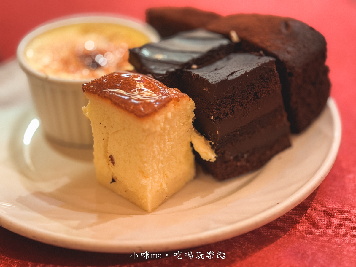 沾美西餐廳甜點區 蛋糕布丁台式復古甜點