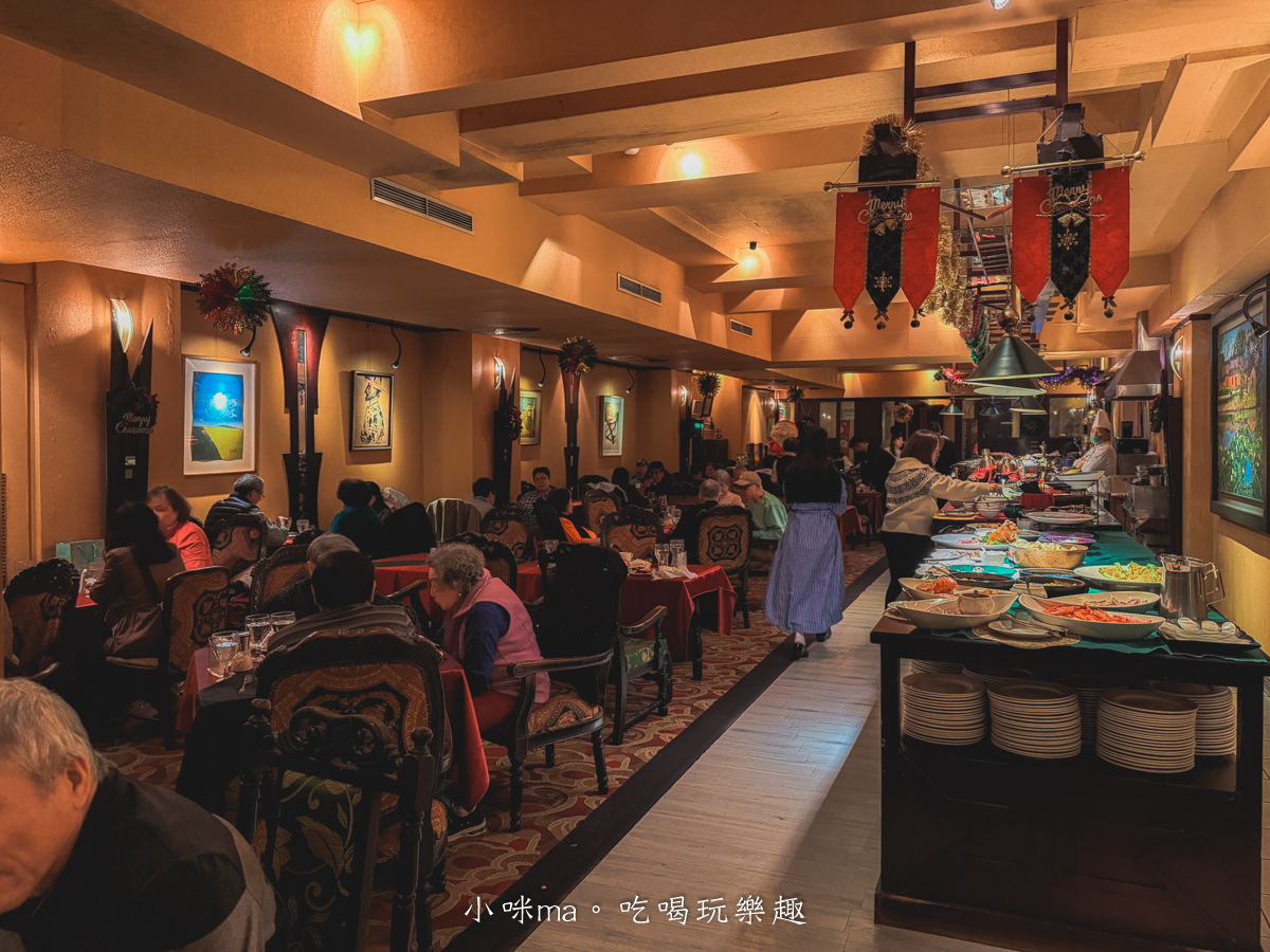 沾美西餐廳內用環境 復古歐式座位 台北老字號餐廳
